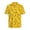 Bananas, variant on Loose Fit Men's Short Sleeve Top, Sweat Releasing Comfortable Men's Short Sleeve Button Down Shirt for Travel Outdoor, Eagle American Flag