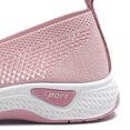 thumbnail image 5 of Women's Mesh Walking Sneakers Lightweight Breathable Workout Shoes Elderly Slip on Summer Casual Tennis Shoe wirh Arch Support Pink Size 8, 5 of 6
