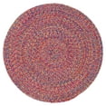 thumbnail image 2 of SAFAVIEH Braided Isidor Solid Cotton Reversible Area Rug, Red/Yellow, 3' x 3' Round, 2 of 7