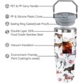 thumbnail image 2 of 30oz Horse Tumbler with Handle Stainless Steel Flip Straw Tumblers Insulated Horse Water Bottle Travel Cup Horse Gifts for Women Horse Lovers, 2 of 6