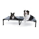 thumbnail image 1 of Cuna para Mascotas, Cama elevada para Perro, Malla Gris/Negra, Talla XL, 32 x 50 x 9 Pulgadas, 1 of 9
