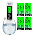 thumbnail image 3 of White Digital Water Quality Tester Meter Range Multifunctional Water Purity Temperature Meter TEMP Tester, 3 of 7
