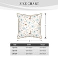 thumbnail image 4 of Xecao Elephants And Giraffes Print Soft Velvet Decorative Throw Pillow Covers, Square Cushion Cases for Bed, Sofa, Living Room, Car, and Indoor Outdoor Use-20"x20", 4 of 8