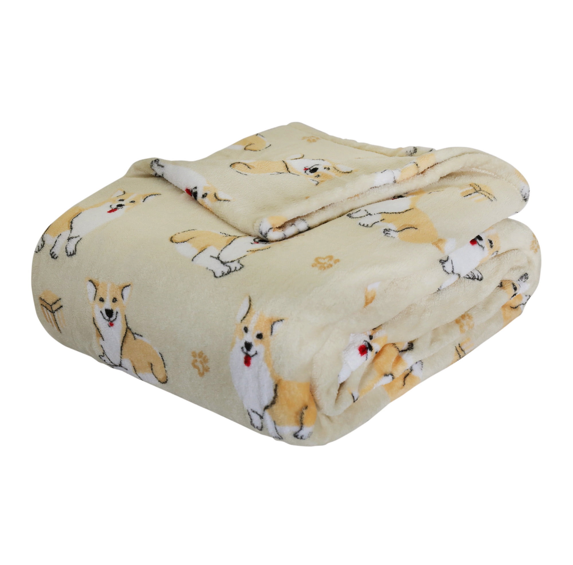 Mainstays Queen Super Soft Plush Bed Blanket in Puppy