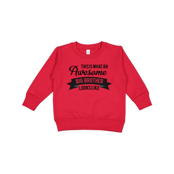 Inktastic This is What an Awesome Big Brother Looks Like Toddler Sweatshirt