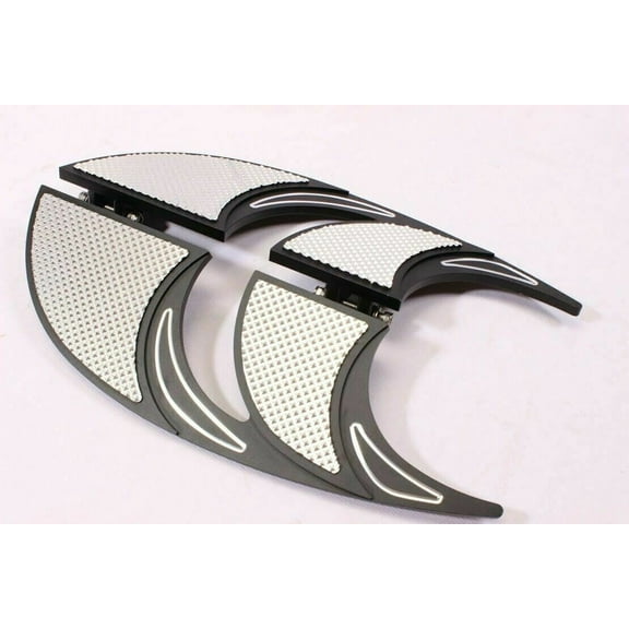 FLOORBOARDS FOOTBOARDS PEGS BOARDS REAR FOOTPEGS 4 HARLEY TOURING ROAD KING FL