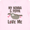 thumbnail image 4 of Inktastic Nonna and Poppa Granddaughter Sloth Girls Baby T-Shirt, 4 of 5