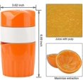 thumbnail image 3 of Manual Citrus Juicer with Strainer and Container, BPA-Free ABS Hand Press for Lemon Orange Lime, 3 of 5