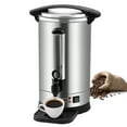 thumbnail image 2 of KFFKFF Industrial Coffee Pot, 65 Cups Durable Stainless Steel Coffee Container, 1500W 110V Electric Coffee Brewing Device, Hot Water Pot with Removable Power Cable for Simplified Cleaning, Silver, 2 of 9