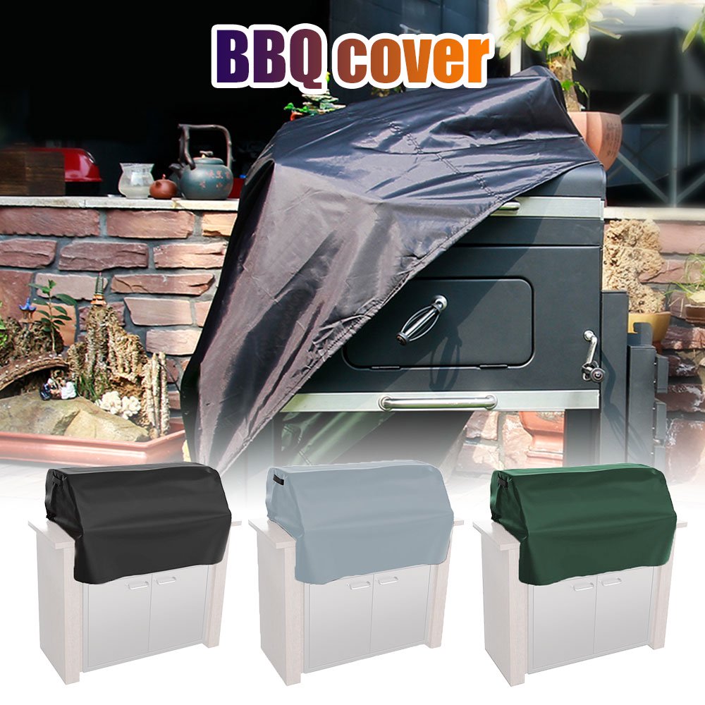 Willstar BBQ Grill Top Cover 210D Waterproof Built in Grill Cover