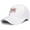 White, variant on United States 250th Anniversary Grey Baseball Cap Featuring Adjustable Strap and Printed Patriotic Graphics for Everyday Comfort