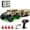 Yellow, variant on 1/64 Scale 2.4G Full Proportional RC Rock Crawler with Detachable Trailer, LED Lights, Dual Velocity Mode, Mini Off-Road RC Monster Truck for Indoor & Outdoor