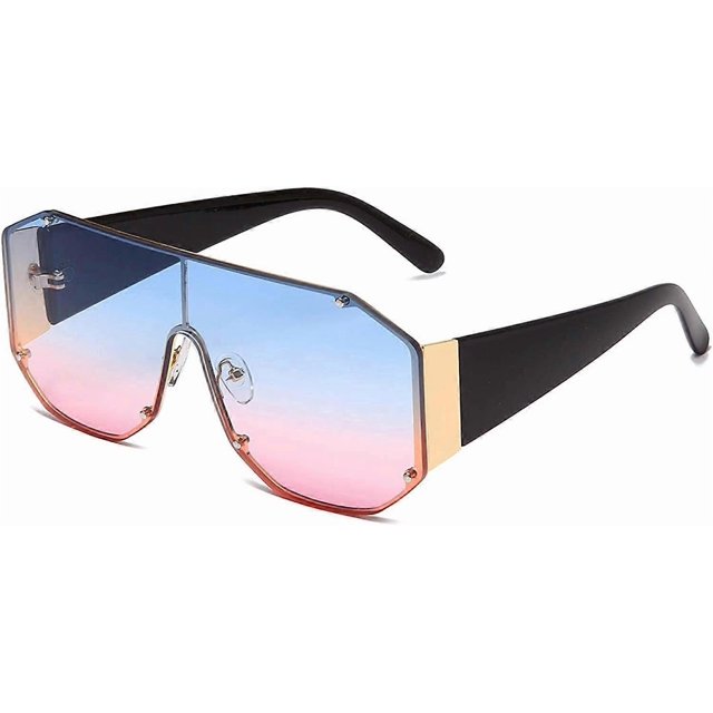 Vintage Black Batwing Sunglasses Women Sun Glasses Female Metal Small Frame Vintage Mirror Sunglasses