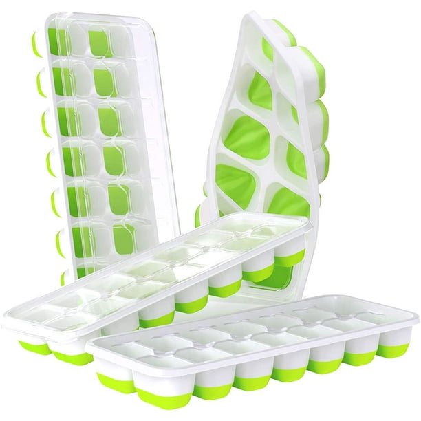 Bovn 40 Pack Ice Cube Trays for Freezer, EasyRelease Silicone