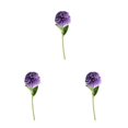 thumbnail image 1 of Baohd 1/2/3/5 10pack/lot Realistic Appearance Artificial Flower For Party Decor And Home Decor Purple 3PCS, 1 of 6