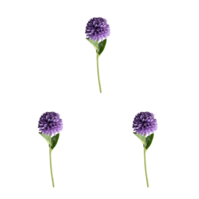 Baohd 1/2/3/5 10pack/lot Realistic Appearance Artificial Flower For Party Decor And Home Decor Purple 3PCS
