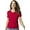 Deep Red, variant on Hanes by Relaxed Fit Women's ComfortSoft V-Neck T-Shirt_Deep Royal_3XL