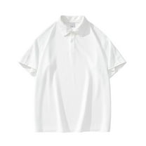 Besolor Men's Summer Shirts Short Sleeve Golf Shirt Big and Tall Casual Collared Pullover Basic T-Shirts