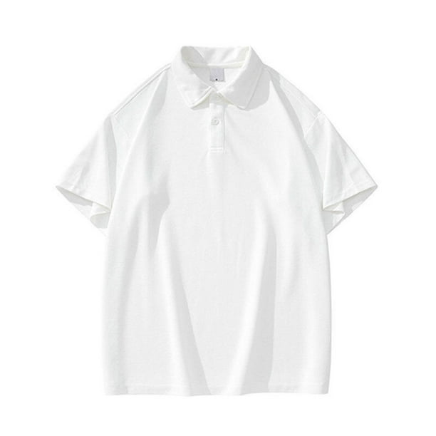 pstuiky camisetas de hombre, Camiseta holgada con cuello de listones para hombre Blusa holgada con cuello en V camisetas de hombre xxxxxl