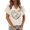 Beige, variant on Xmyrz Womens Vintage Flowers Shirt V Neck Boho Floral Wildflowers Graphic Printed Tee Casual Cottagecore Short Sleeve T Shirt