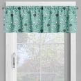 thumbnail image 2 of Ambesonne Marine Window Valance, Sailor Birds Boats Anchors, 54" X 12", Seafoam Grey, 2 of 5