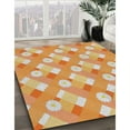 thumbnail image 2 of Ahgly Company Indoor Rectangle Patterned Orange Novelty Area Rugs, 4' x 6', 2 of 6