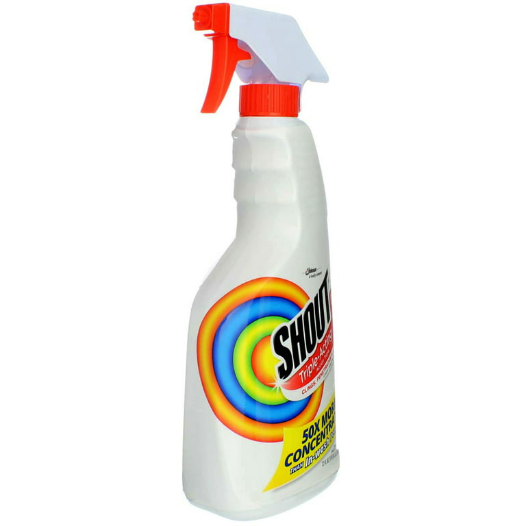 Shout Laundry Stain Remover, Triple-Acting, 22 fl oz (1 pt 6 fl oz) 650 ml