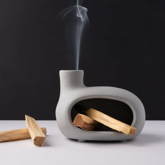 Quemador de incienso moderno de terracota Palo Santo Holder MOUGIGI