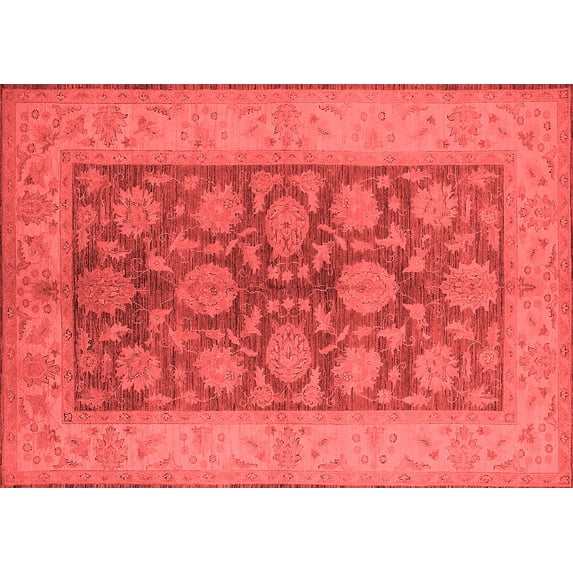 Ahgly Company Indoor Rectangle Oriental Red Traditional Area Rugs, 2' x 3'