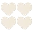 thumbnail image 1 of MasteelfCA 4 Pcs Base de Sac en Bois DIY Manuel en Forme de Cœur, 1 of 7