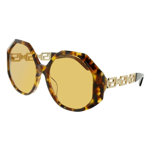 Versace 0VE4395F 5119/759 Oval Tortoise Brown Sunglasses for Womens