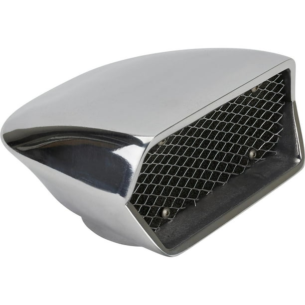 Speedway TwoBarrel Carburetor Air Scoop with Screen