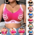 thumbnail image 7 of Dxzfnsa Bras for Women Enchante Full Coverage Underwire Bras Plus Size Lifting Floral Lace Bra for Heavy Breast (Light Blue,XXXXL), 7 of 7