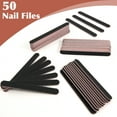 thumbnail image 4 of DF Professional Nail Files 180/240 Grit Black Emory Board 50Piece, 4 of 6