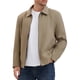 thumbnail image 5 of CHAQUETA CASUAL DE LARGO MANGA CON SOLAPA Y CREMALLERA COMPLETA PARA HOMBRE EN COLOR SÓLIDO M KHAKI, 5 of 6