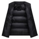 thumbnail image 2 of Chaleco informal de cuello alto para hombre, chaqueta acolchada cálida de invierno para exteriores, 2 of 7