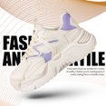 thumbnail image 3 of FELTECHELECTR 1 par de zapatillas gruesas para mujer, zapatillas gruesas para mujer, zapatillas de moda, zapatos deportivos para mujer, talla 40, 3 of 7