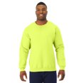 thumbnail image 1 of Jerzees Adult NuBlend Crew Neck Sweatshirt, 3X, Safety Green, 1 of 1