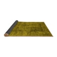 thumbnail image 2 of Ahgly Company Indoor Rectangle Abstract Yellow Contemporary Area Rugs, 5' x 8', 2 of 4