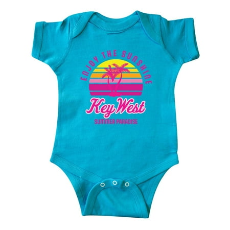 

Inktastic Enjoy The Sunshine Key West Summer Paradise Gift Baby Boy or Baby Girl Bodysuit