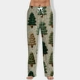 thumbnail image 2 of Mens Pajama Pants Comfy Lounge Pants Sleep Pjs Bottoms Solid Jogger Trousers with Pockets Drawstring, 2 of 8