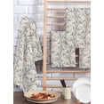 thumbnail image 2 of Natural Trees Kitchen Dish Towels for Drying Dishes Set of 2, Colored Birds on Branches Retro Rustic Waffle Weave Microfiber Hand Tea Bathroom Towels Quick Dry & Absorbent Towel 15.7x23.6, 2 of 7