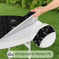 thumbnail image 5 of Black Gothic Sun Moon Star Pattern Round Fitted Tablecloth with Elastic Edge,Dining Table Cover Waterproof,Outdoor Round Tablecloth for Camping,Dining,Indoor and Outdoor, 5 of 7