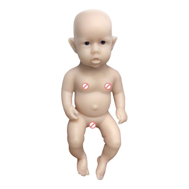 Muñeca Reborn de bebé de silicona de cuerpo completo sin pintar, muñeca suave sin terminar, juguete en blanco DIY Tmvgtek juguetes de los niños