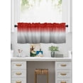 thumbnail image 5 of Valances for Windows Abstract Rod Pocket Cafe Window Treatments Valance Curtains for Kitchen Bathroom Laundry Basement Windows 42"x12", 5 of 9