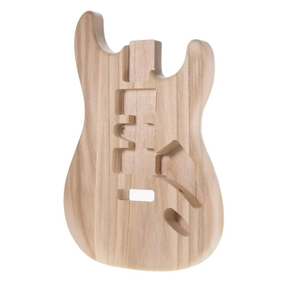 Matériel De Baril De Corps En Bois De Guitare Artisanale Non Fini Pour Guitare