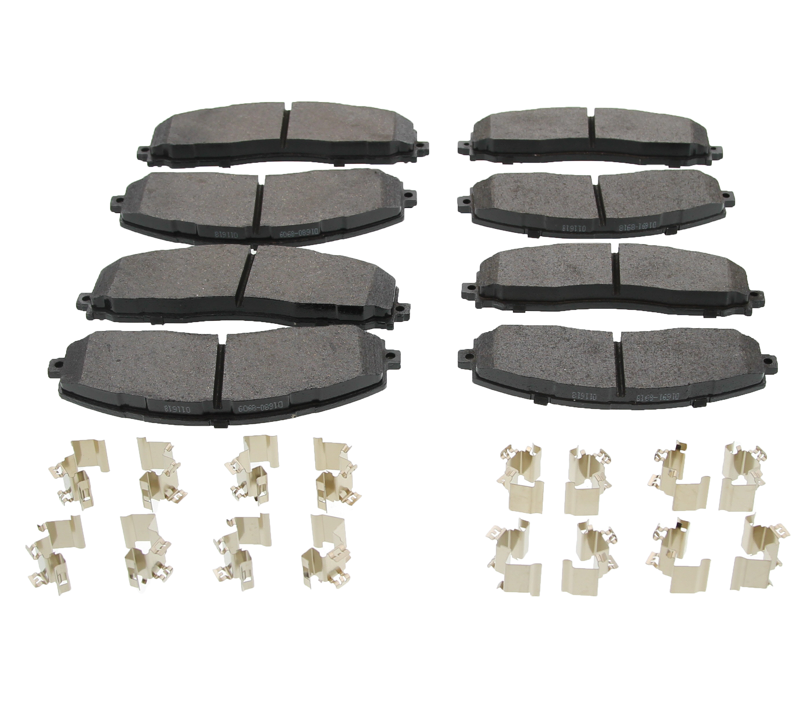 Brake Pads fit Ford F250 F250 Super Duty Premium Front and Rear Race