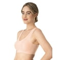 thumbnail image 3 of Hanes Womens Bralette, Invisible Embrace Pullover Bralette, Moisture-Wicking T-Shirt Bra, 3 of 6