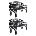 thumbnail image 4 of 2pcs Park Bench Models Mini Benches Doll House Decorative Mini Bench Ornaments, 4 of 9