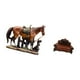 thumbnail image 5 of Figura de caballo,Figura coleccionable de caballo en miniatura,Sofá miniatura para muñecas,Muebles para casa de muñecas,sofá europeo,decoración de modelo,Sillón individual modelo Mini, 5 of 8
